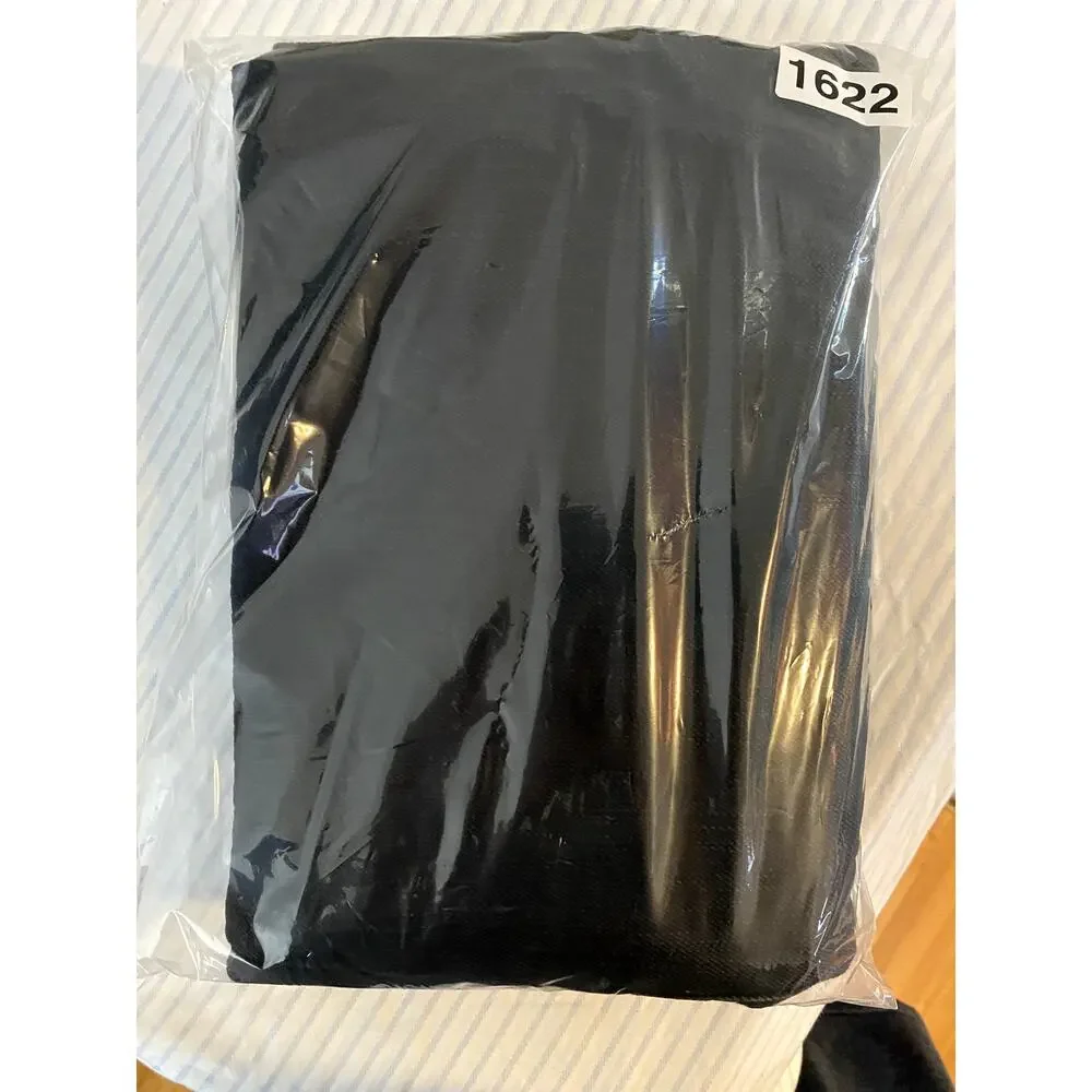 Crown Basics Jeans Mens 36X28 Black Loose Straight Painted‎ Back Y2K Button Fly